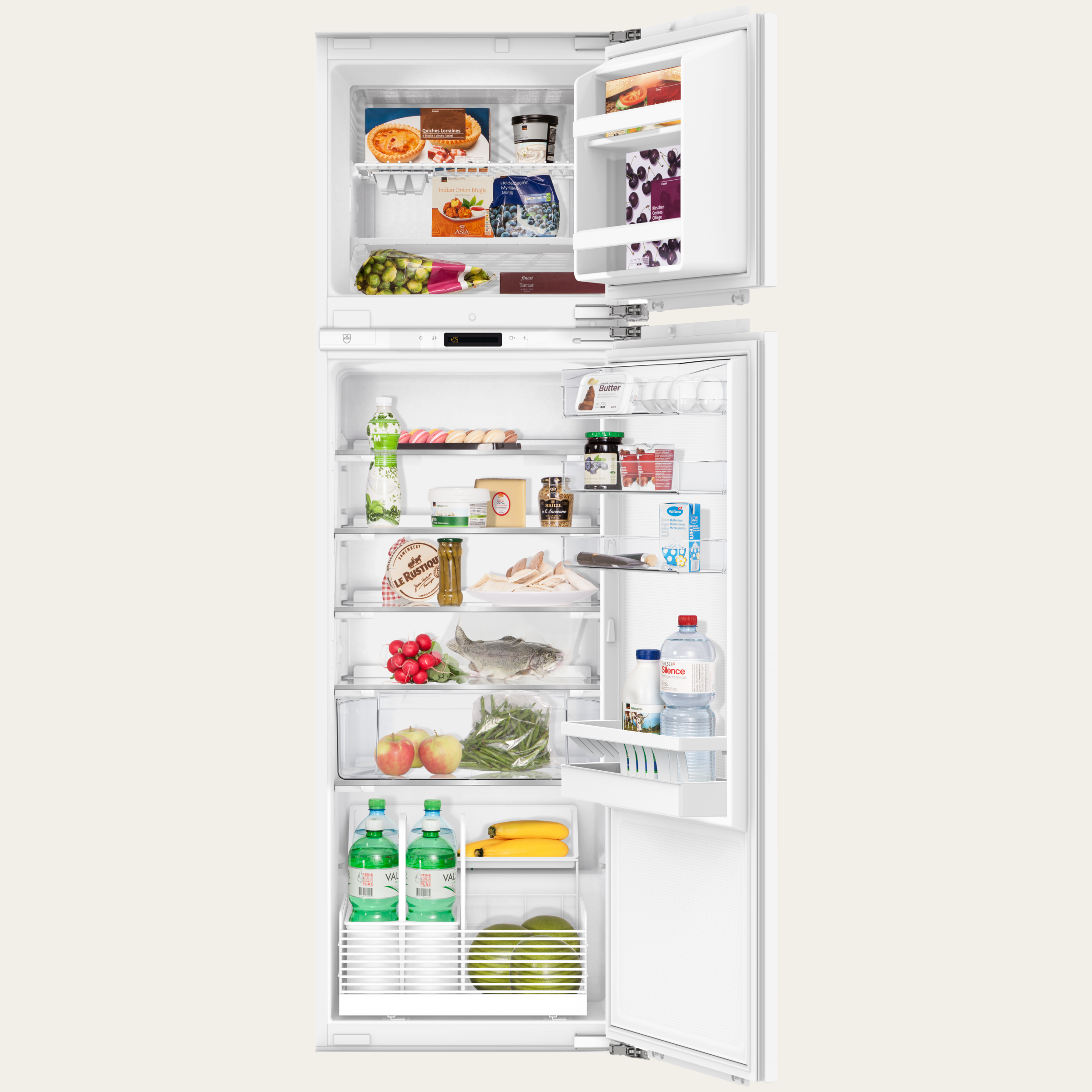 V-ZUG Réfrigérateurs, Noblesse eco, Norme largeur: 60 cm, Norme de hauteur: 177.8 cm, Entièrement intégrable, Charnière: gauche, TouchControl, Compartiment cellier, Dégivrage automatique, Zone FreshControl