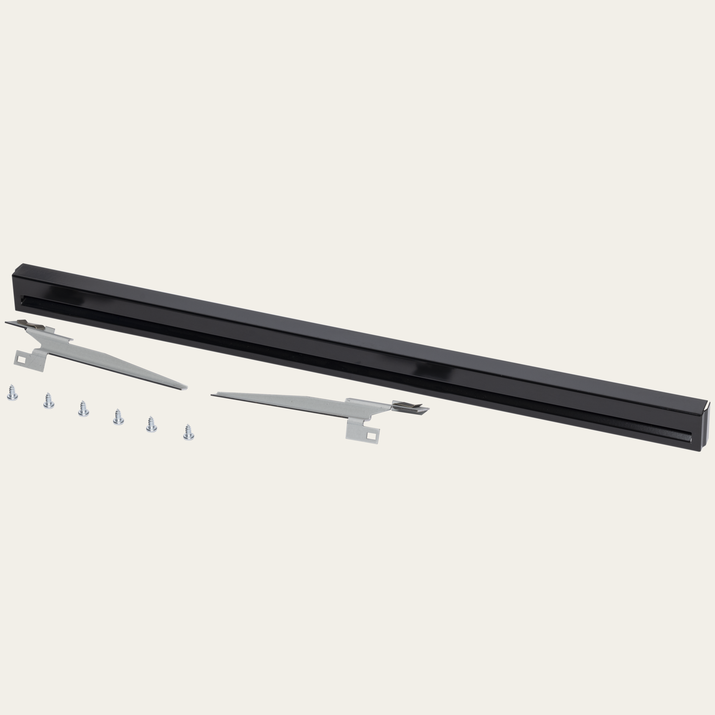 Grille d’aération, largeur de niche: 550&nbsp;mm, Nero, hauteur: 35&nbsp;mm, hauteur de l’appareil: 381&nbsp;mm