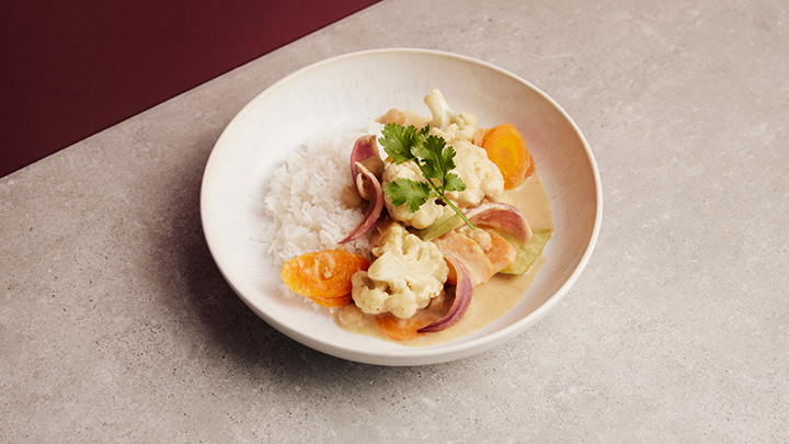 Curry giallo con riso